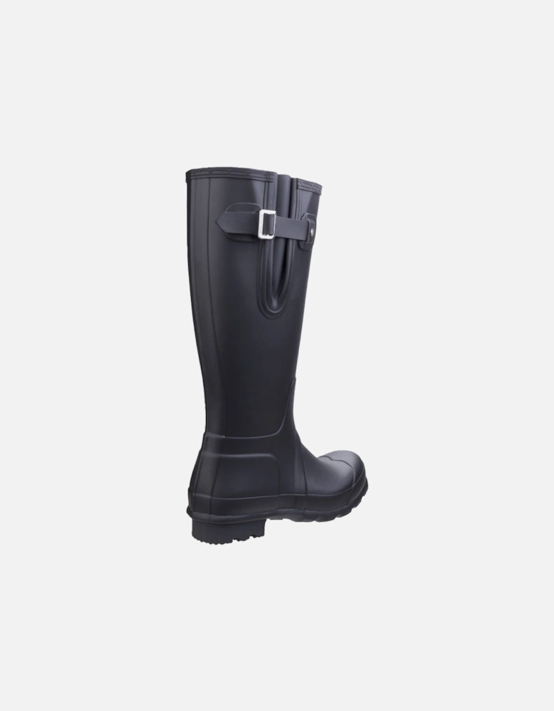 Original Side Adjustable Rubber Men's Black Wellington Boots