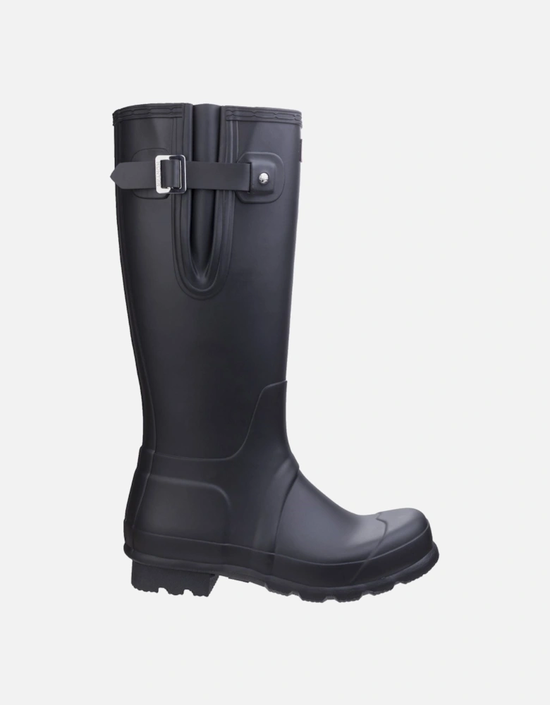 Original Side Adjustable Rubber Men's Black Wellington Boots