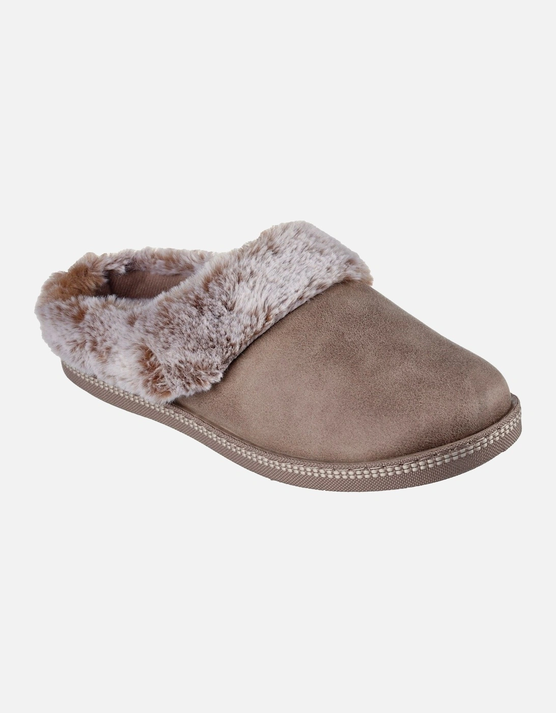 Cozy Campfire Lovely Life Polyester Women's Taupe Slippers, 6 of 5