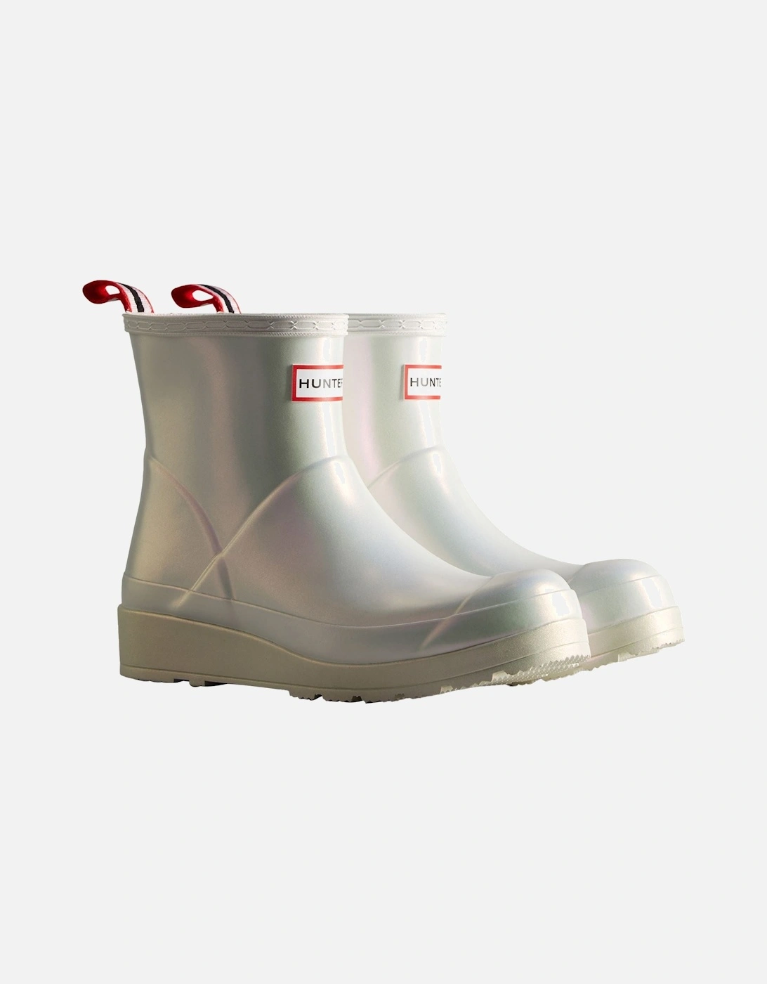 Nebula Play Rubber Women's Silver Wellington Boots