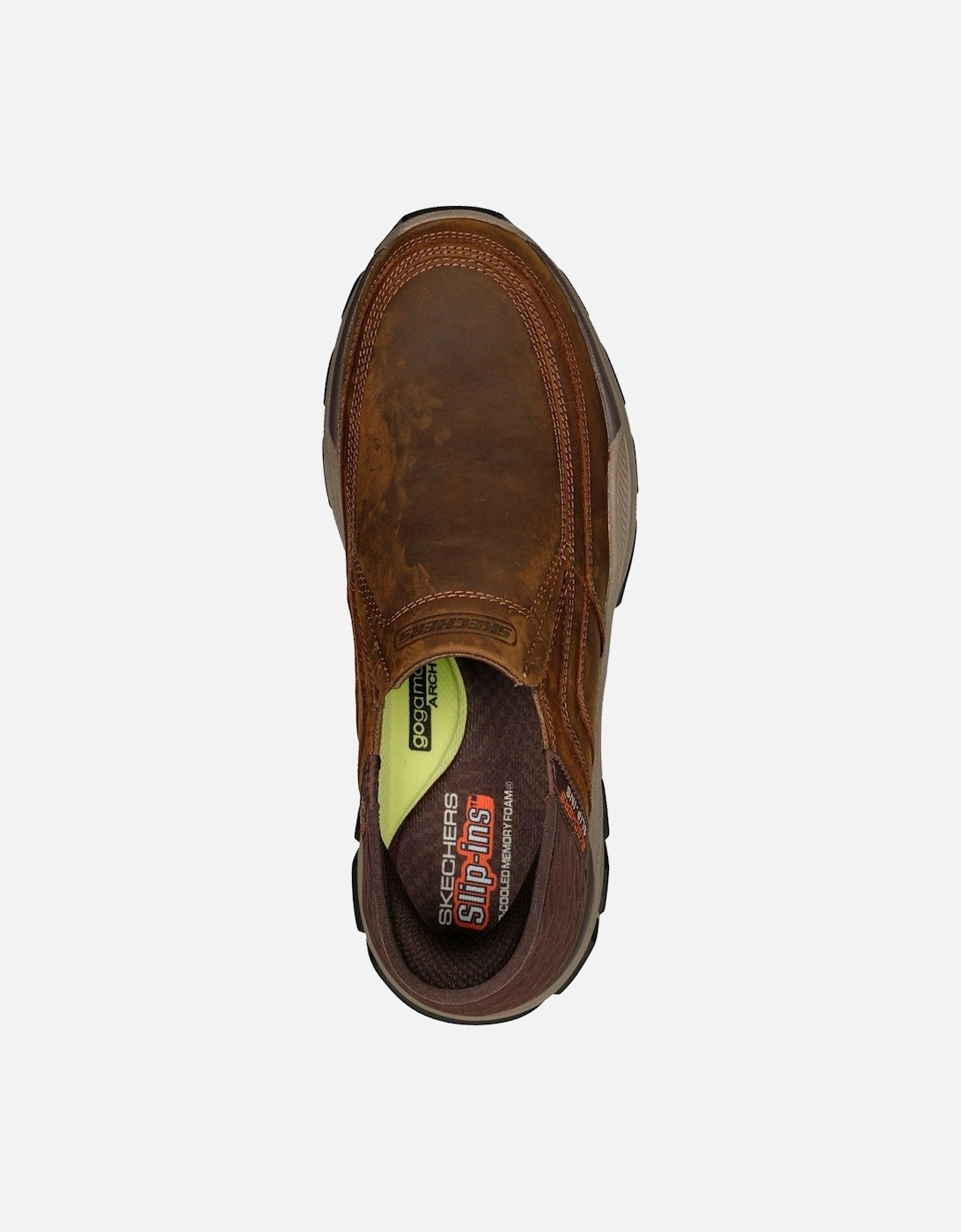 model Respected Elgin Shoes Male in Dark Brown