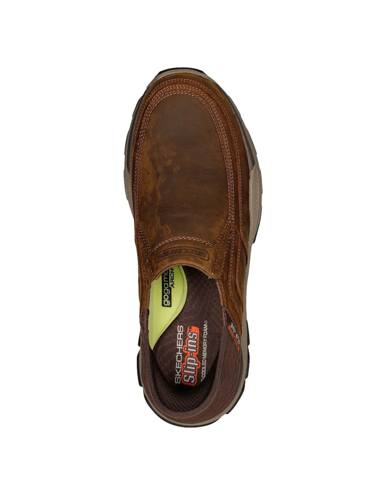 Respected Elgin Leather Men's Dark Brown Moccasins Shoes