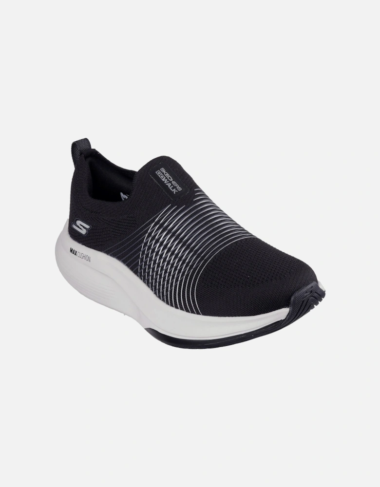 Skechers model GO WALK Max Walker Sally Shoes Female in Black/White