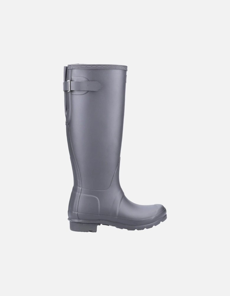 model Original Tall Back Adjustable Wellington Boots Female in Black