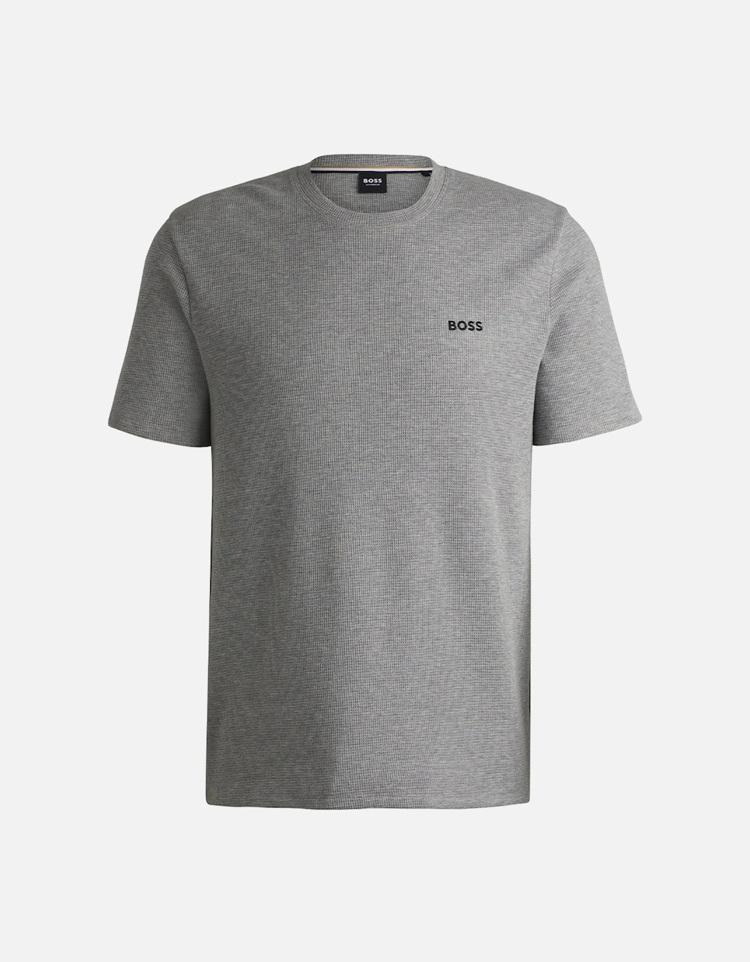 Regular Fit Waffle T-Shirt, Medium Grey, 2 of 1