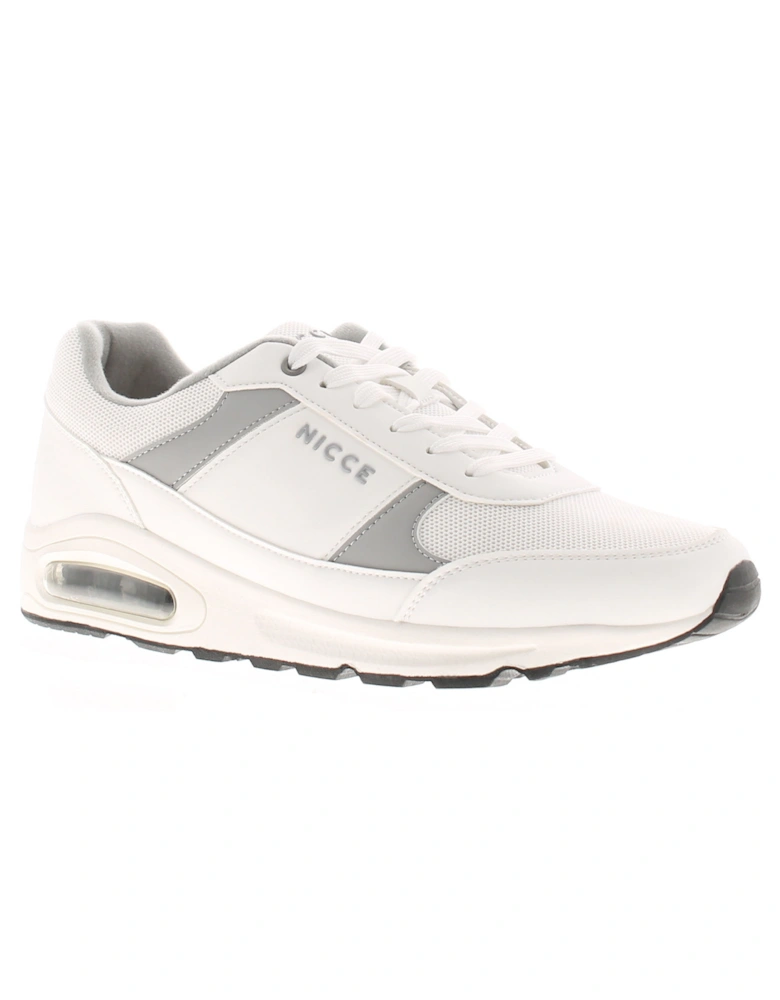 Mens Running Trainers Pavani Lace Up white UK Size