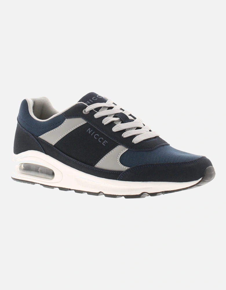 Mens Running Trainers Pavani Lace Up navy UK Size