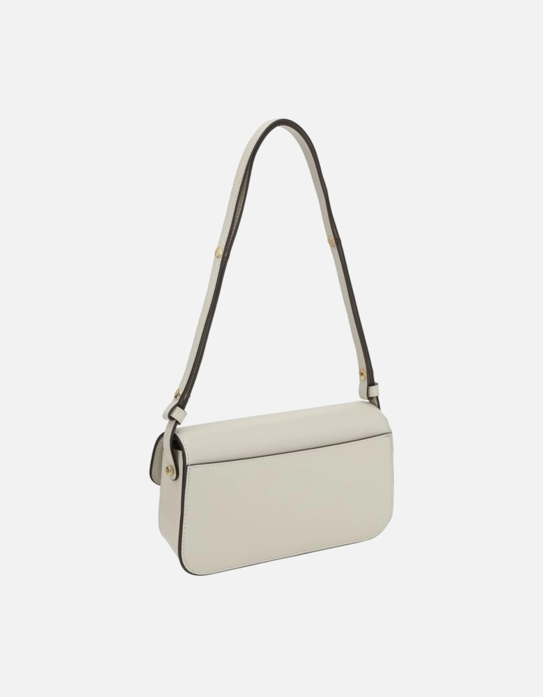 Robinson Leather Shoulder Bag with Adjustable Strap Women - Cream
