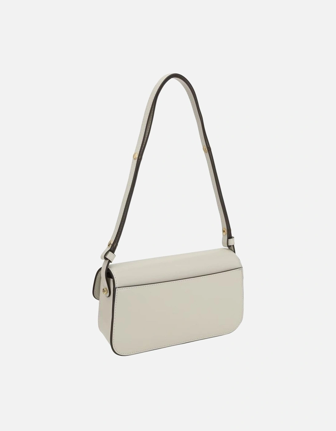 Robinson Leather Shoulder Bag with Adjustable Strap Women - Cream