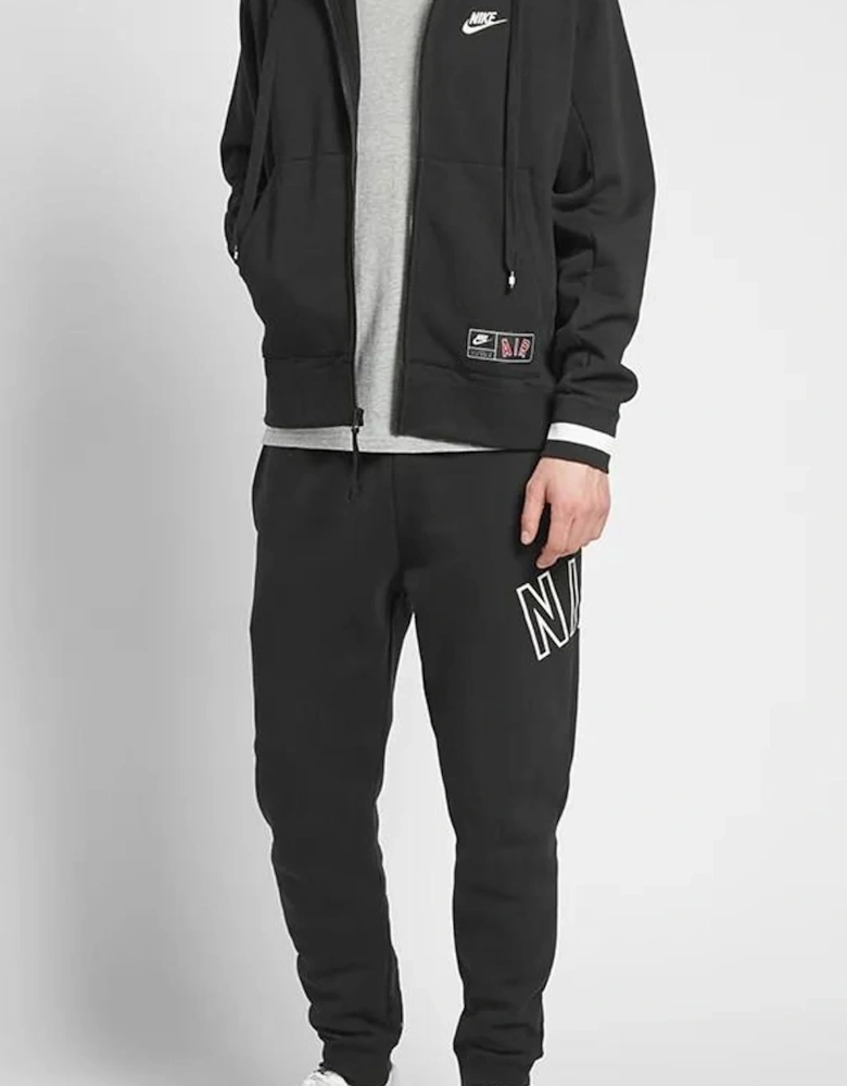 Men's Air Hooded Black Tracksuit