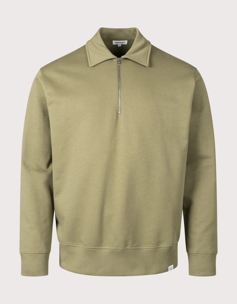 Relaxed Fit Ketel Quarter Zip Sweatshirt