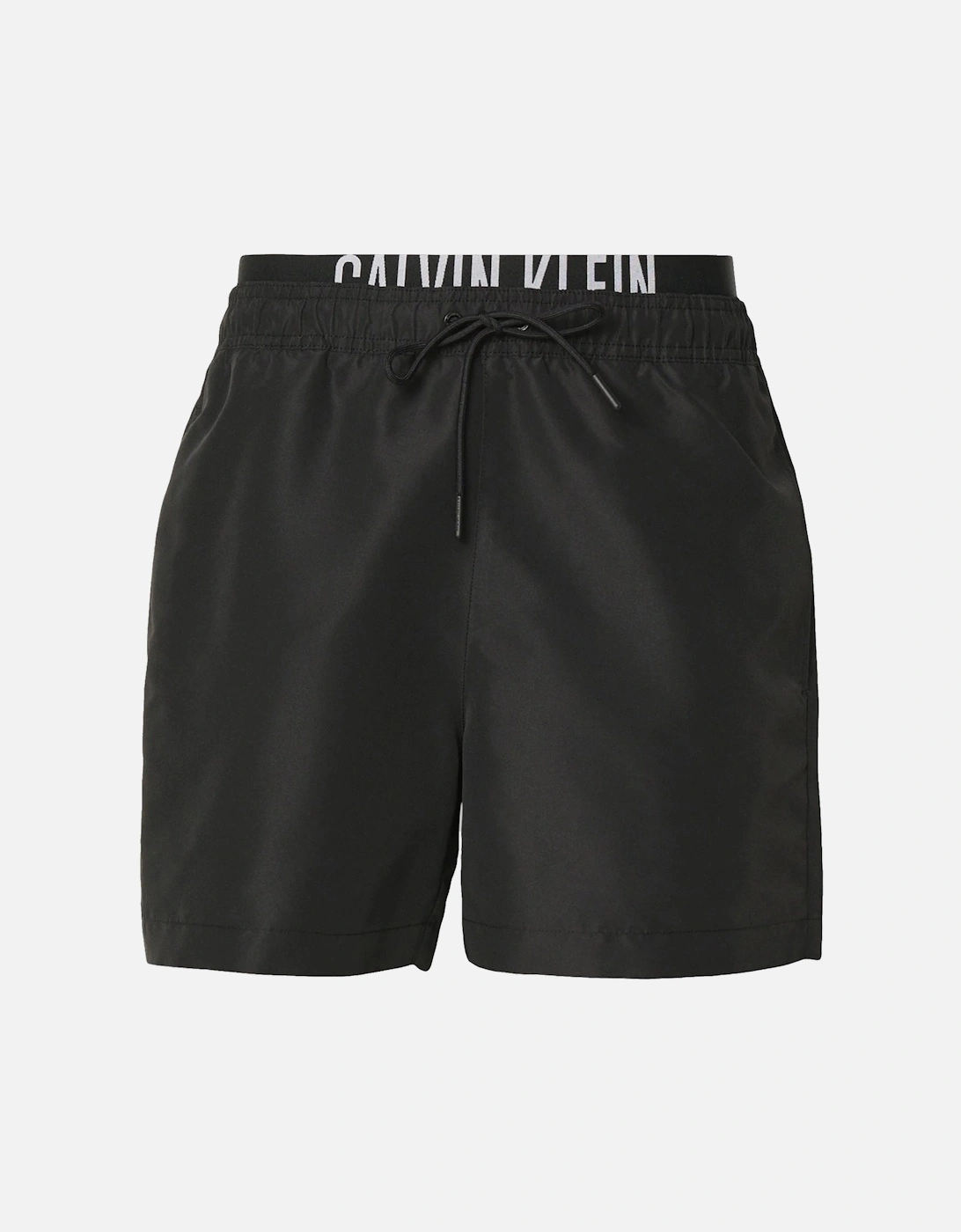 Men's Calvin Klein Double Waistband Swim Shorts Black - Size: 35/34/32