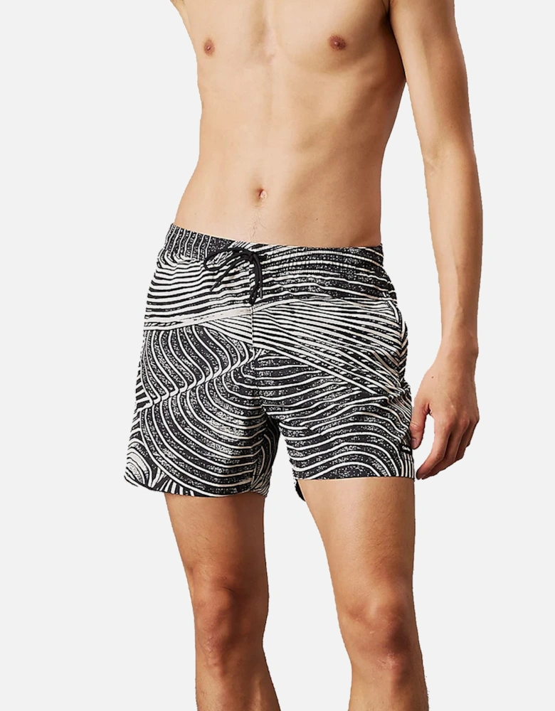 All Over Printed Swim Shorts Palm Leaves