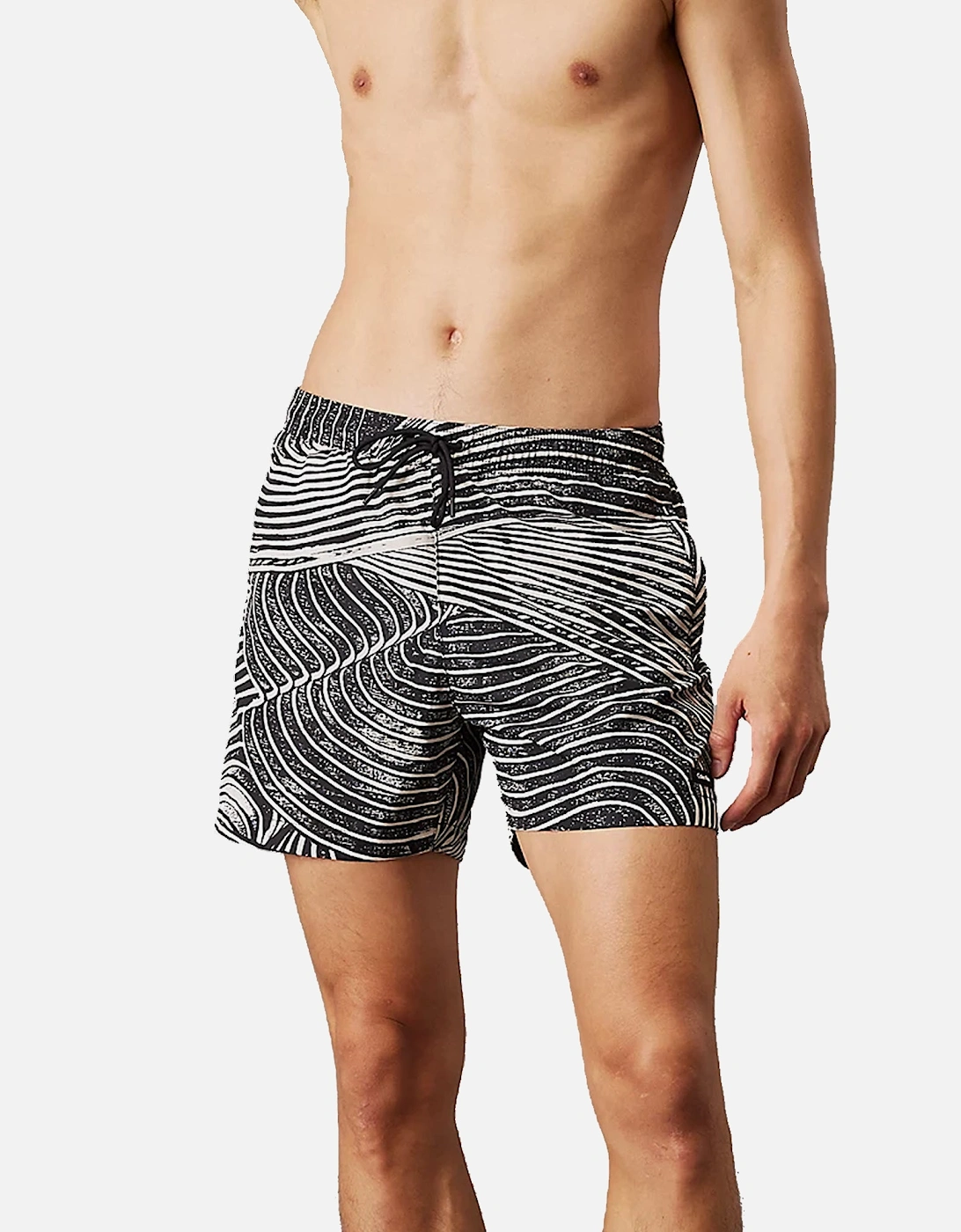 All Over Printed Swim Shorts Palm Leaves