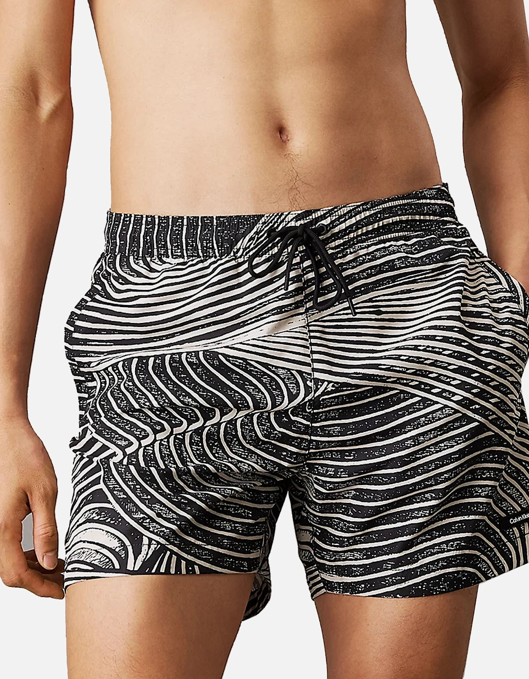 All Over Printed Swim Shorts Palm Leaves