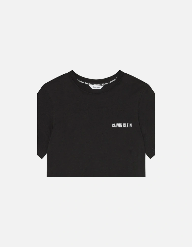 Logo Print Crew T-Shirt Black