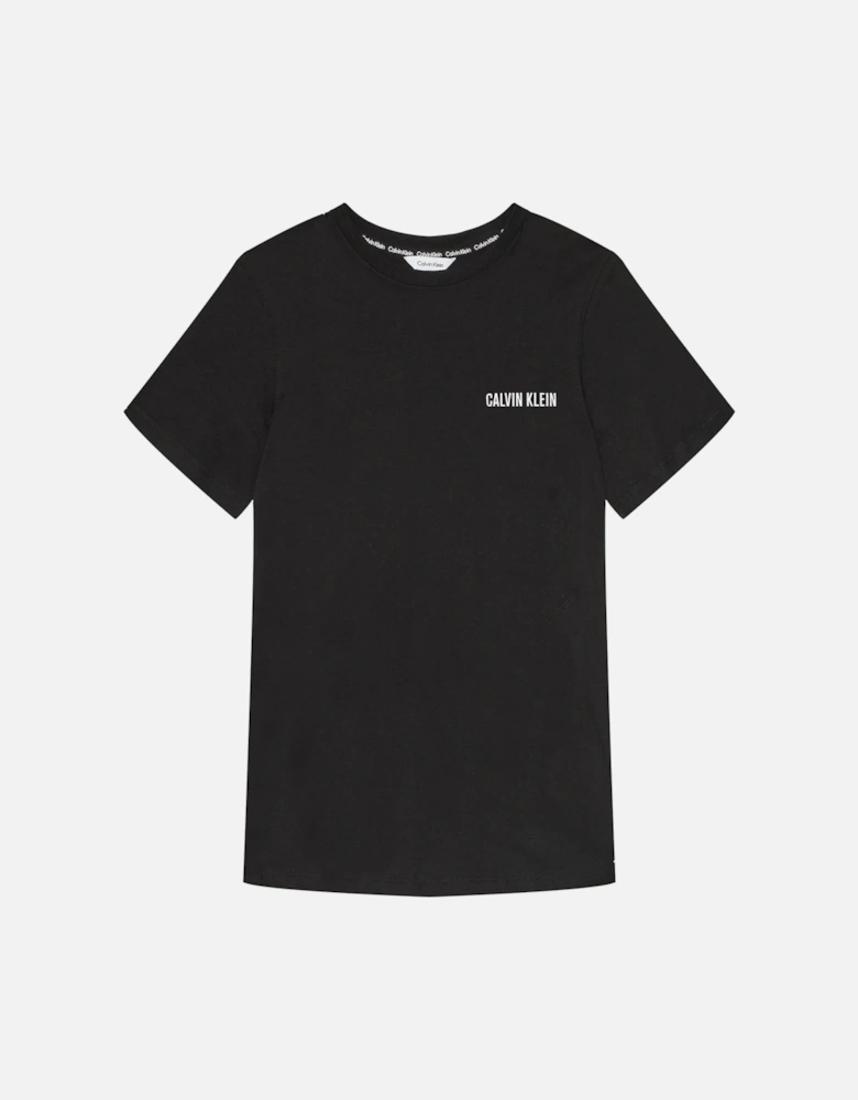 Logo Print Crew T-Shirt Black