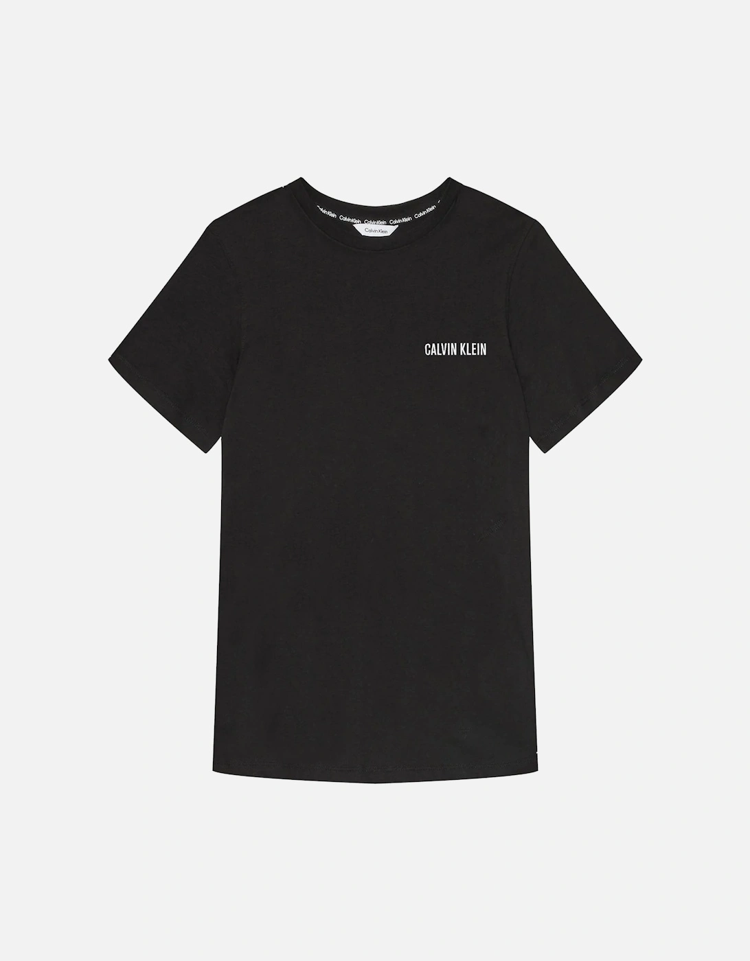 Logo Print Crew T-Shirt Black, 4 of 3