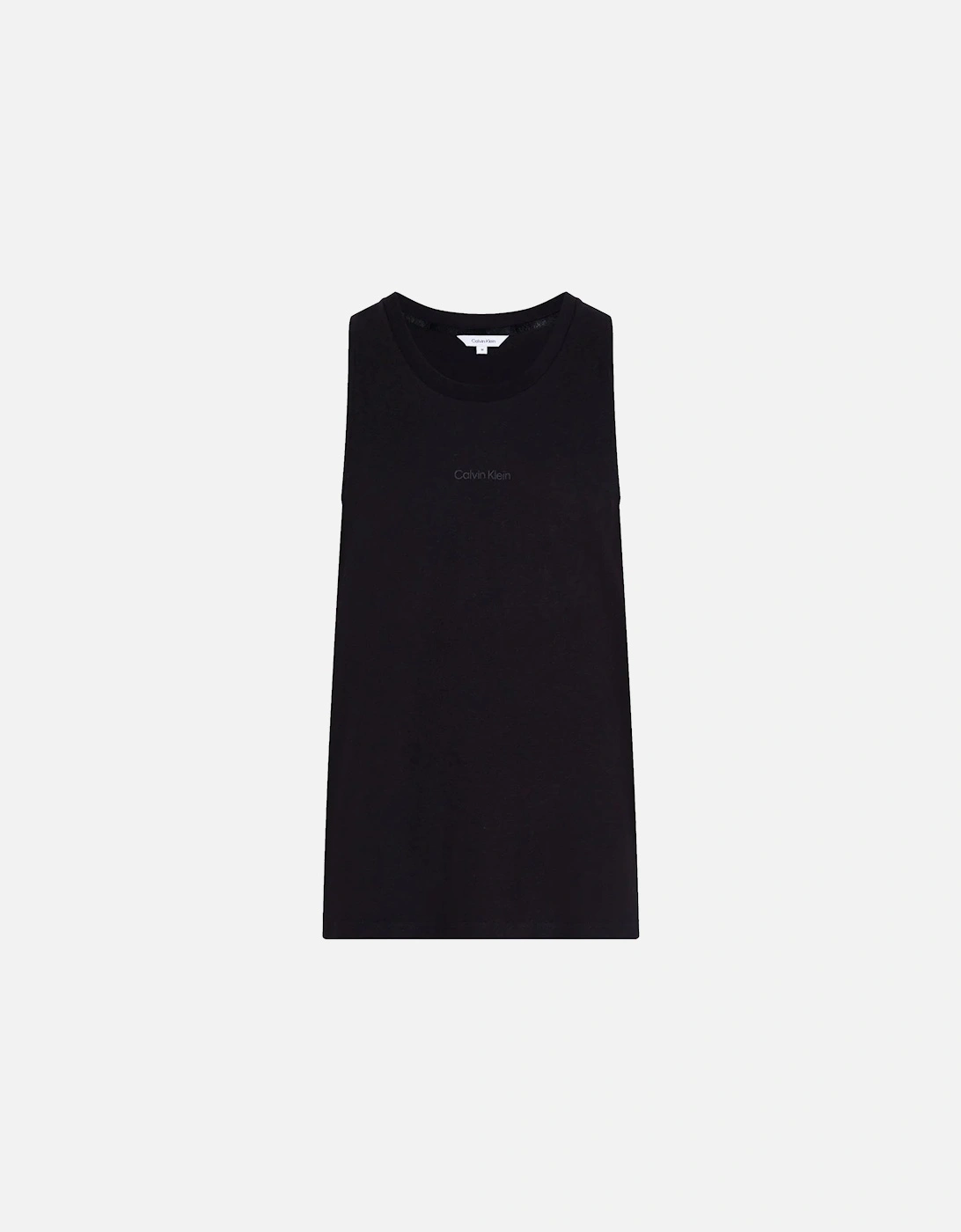 Cotton Linen Beach Tank Top Vest Black, 5 of 4