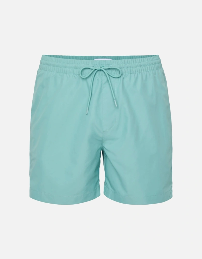 Tape Logo Swim Shorts Saltwater Aqua