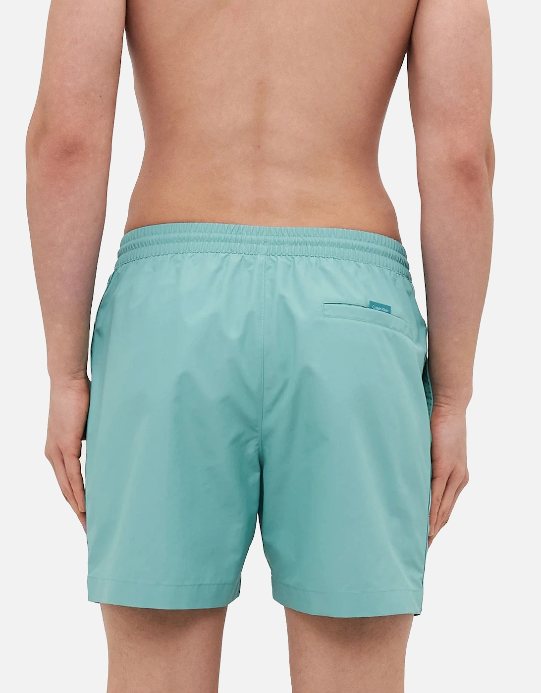 Tape Logo Swim Shorts Saltwater Aqua