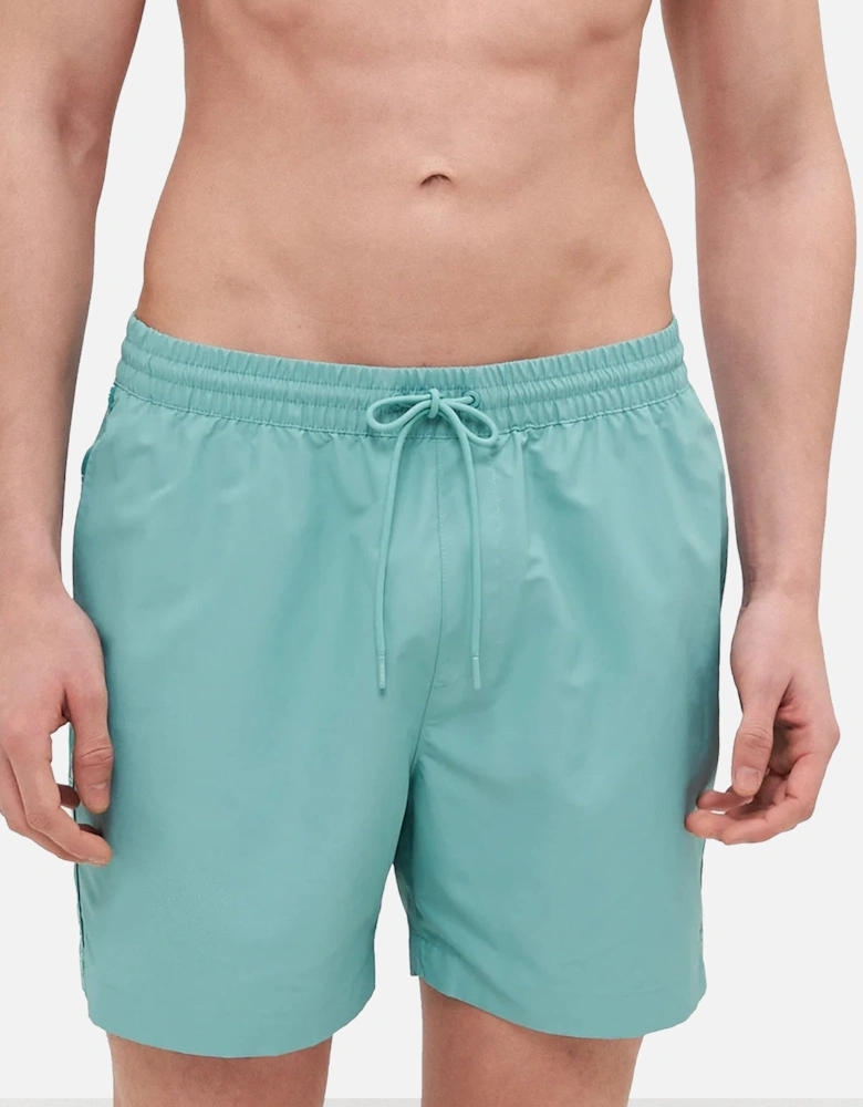 Tape Logo Swim Shorts Saltwater Aqua