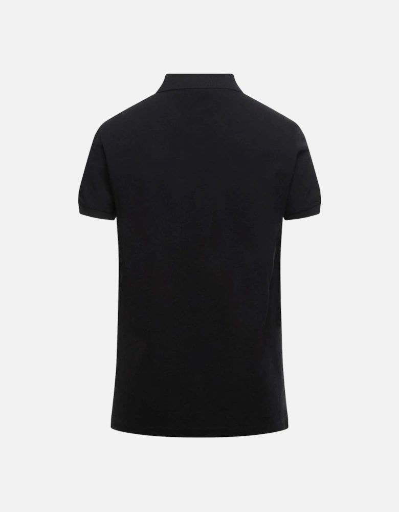 T-Weet-Spilt Black Polo Shirt