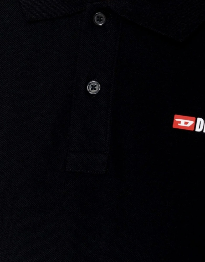 T-Weet-Spilt Black Polo Shirt