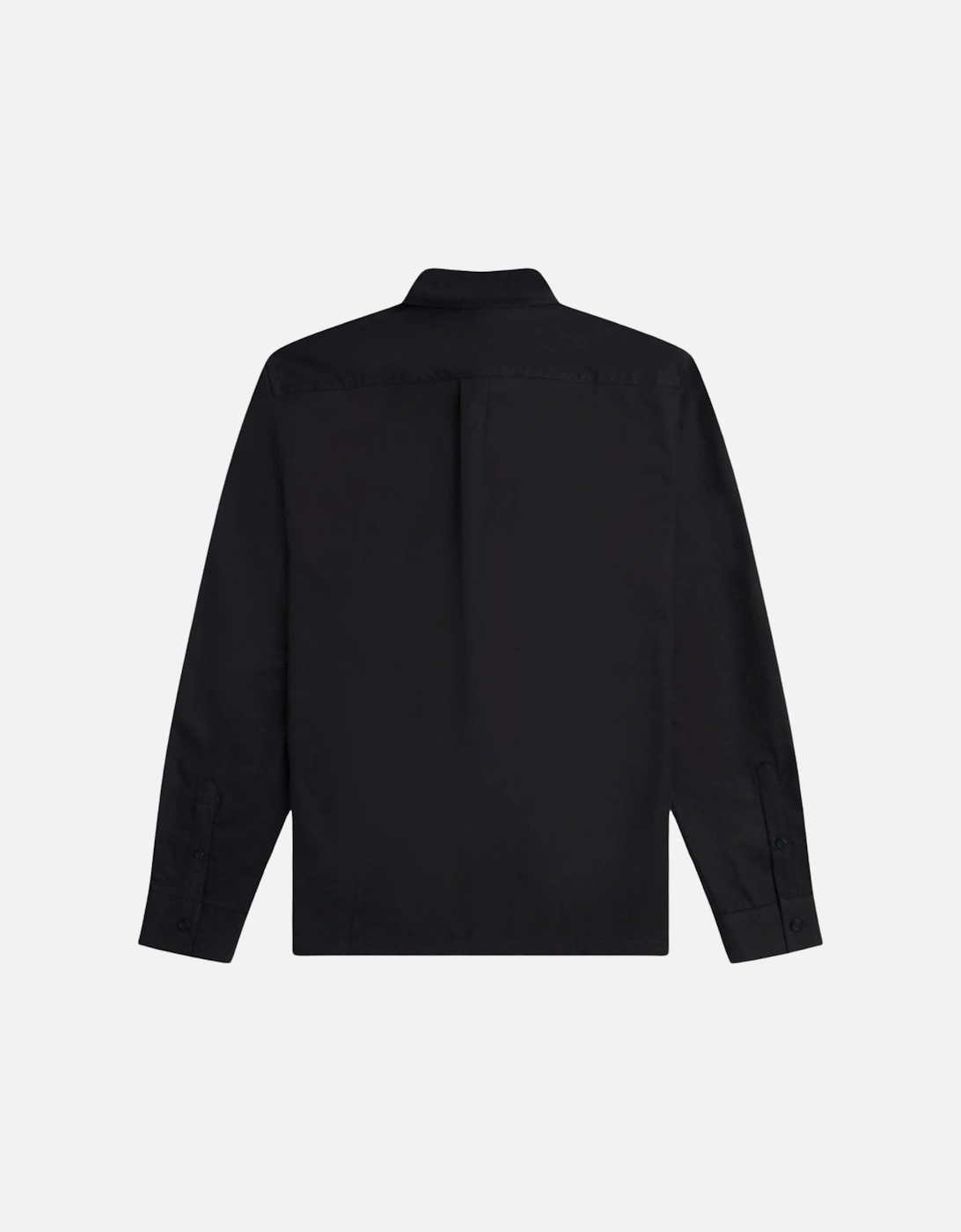 Long Sleeve Black Popover Shirt