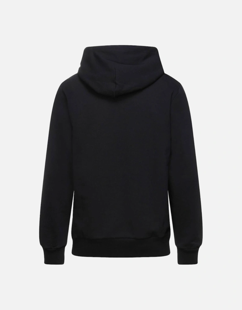 Cut Logo Black Hoodie