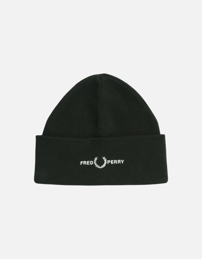 Graphic Logo Dark Green Beanie