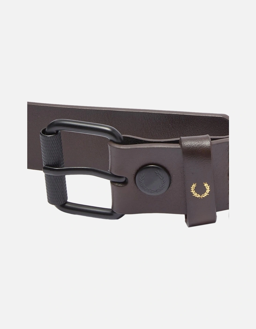 Oxblood Brown Burnished Leather Belt