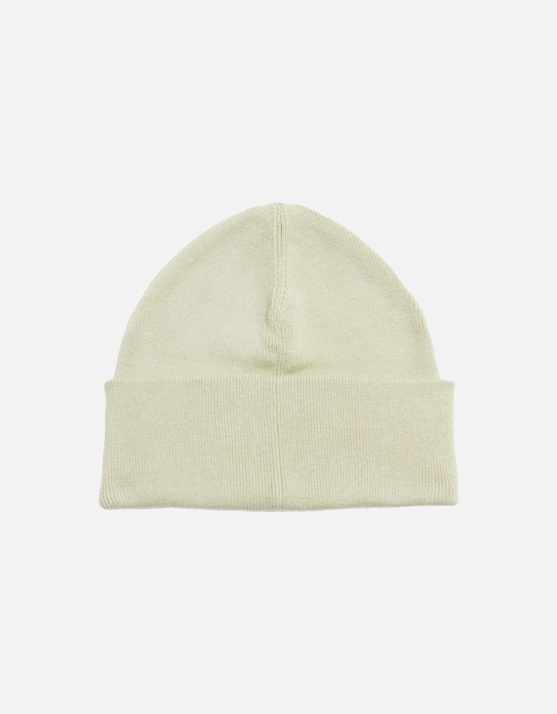 Graphic Logo Light Oyster Cream Beanie