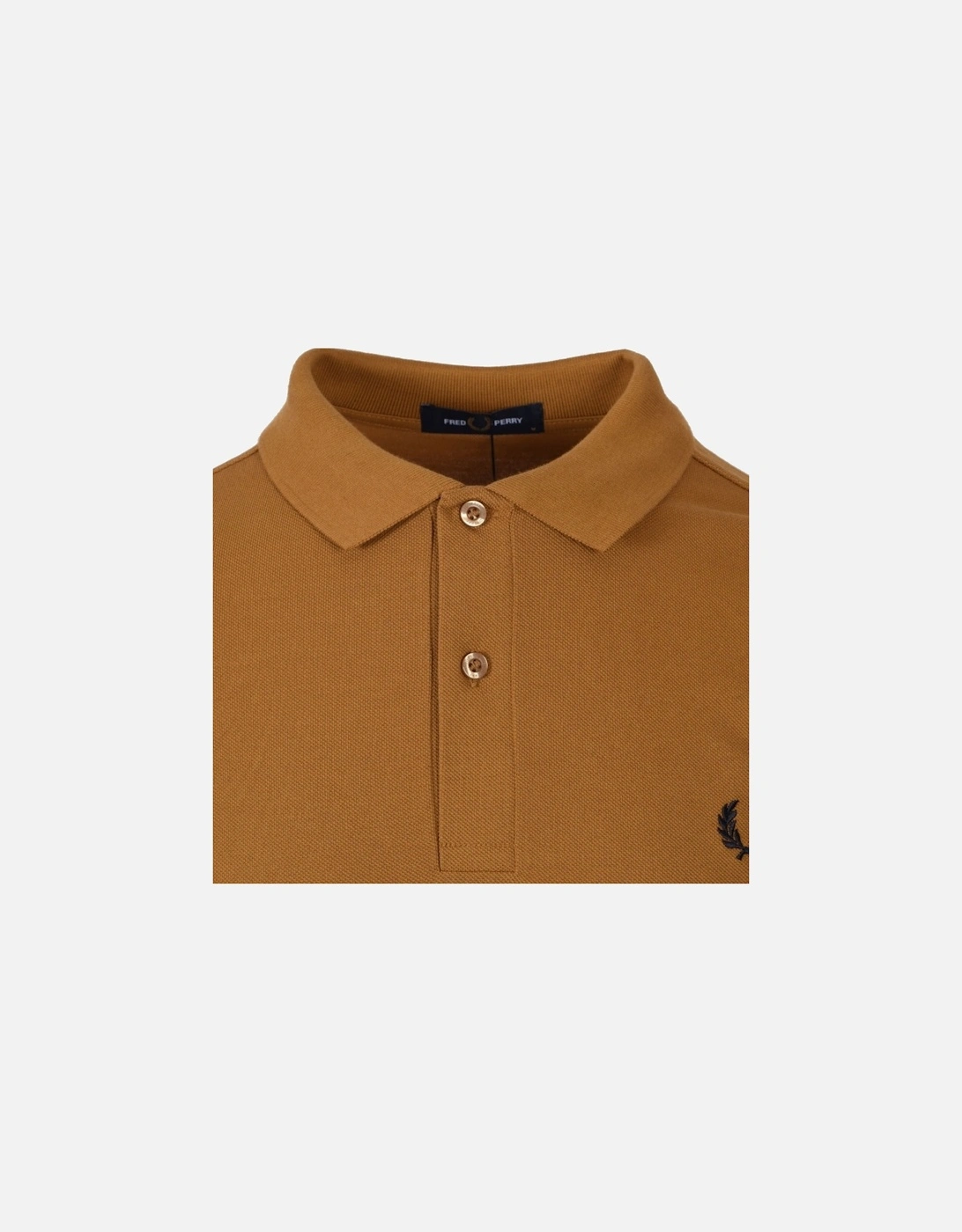 Plain Dark Camel Brown Polo Shirt