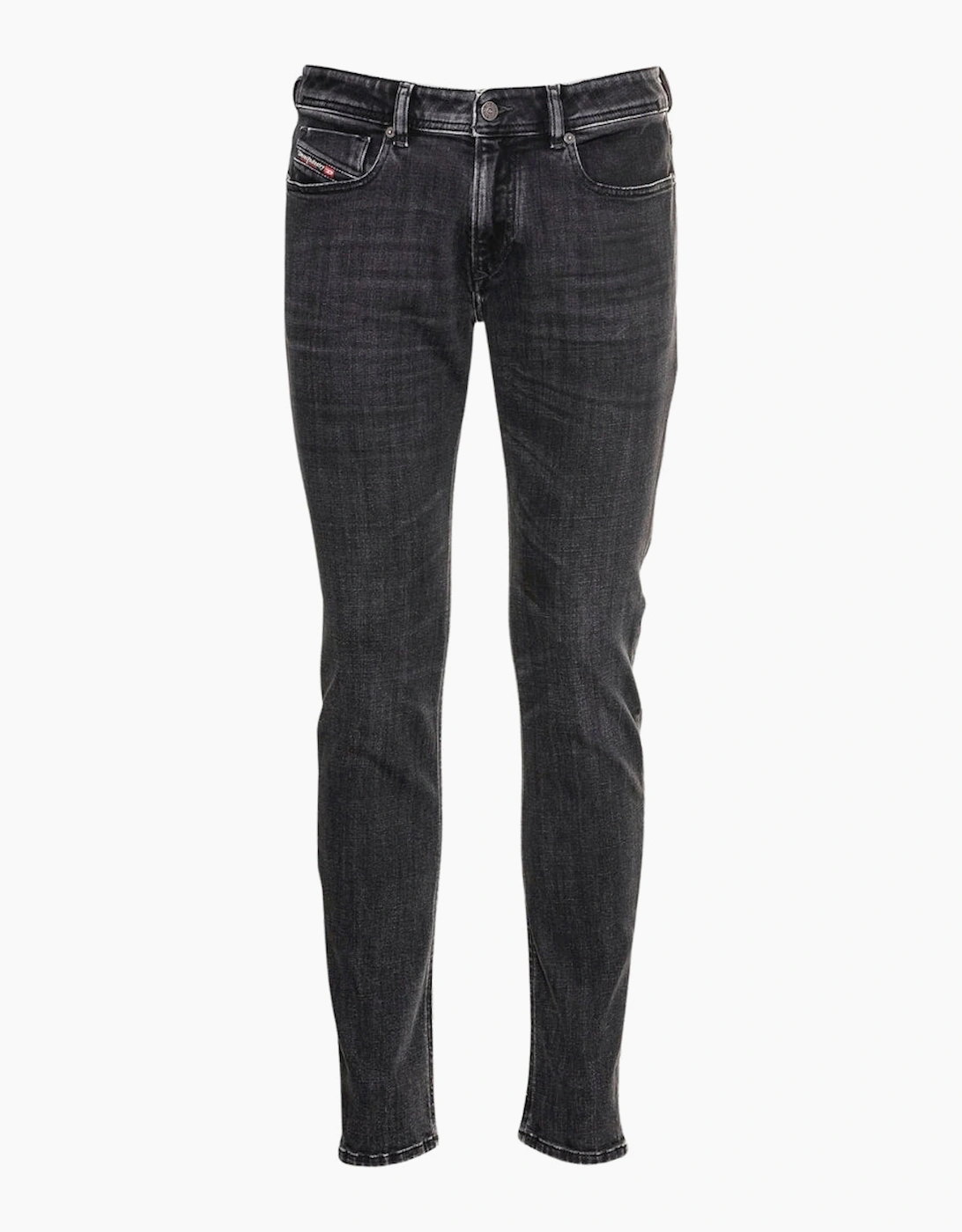 Diesel Men's Black Sleenker Dark Grey Denim Jeans  34/32 Size W34 / 32L