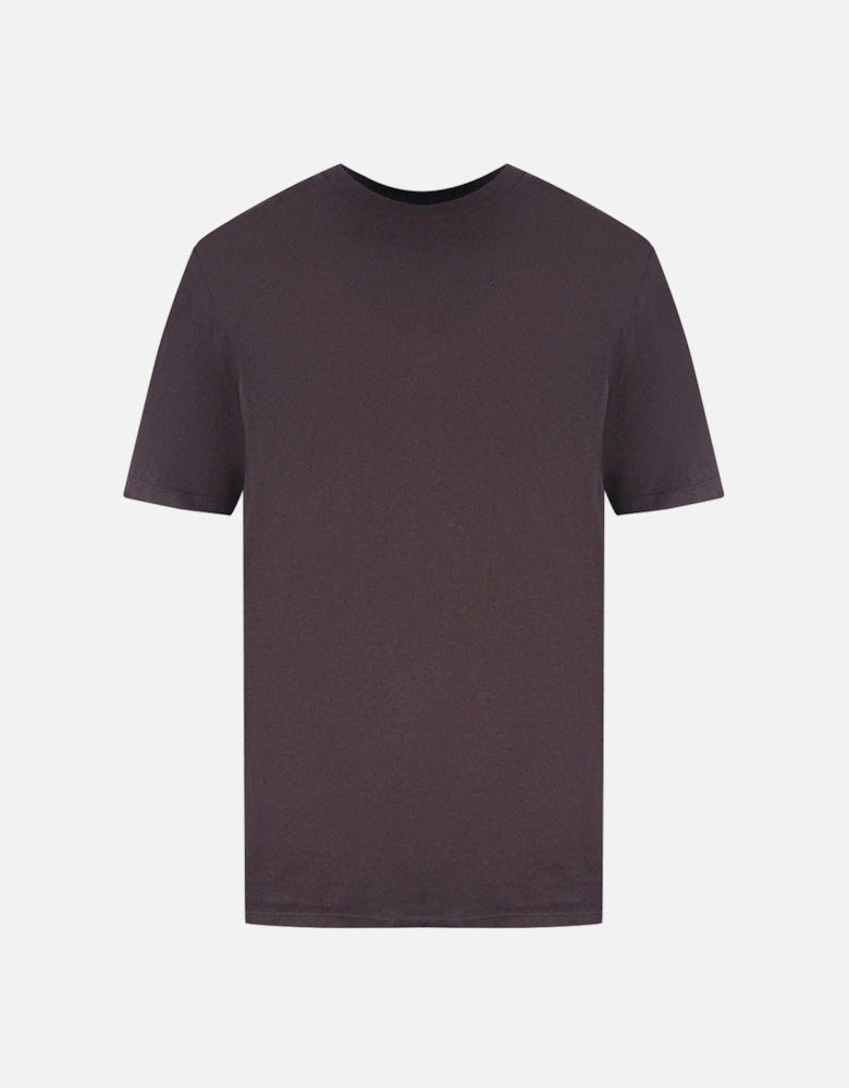 Print Logo Brown T-Shirt