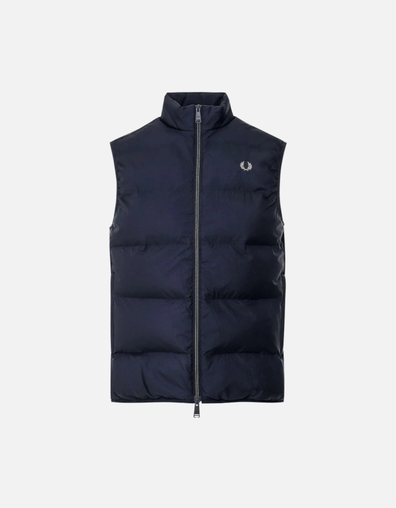 Insulated Navy Blue Gilet Jacket