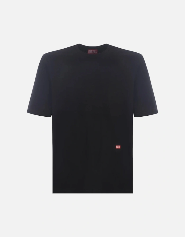 Graffiti Block Logo Black T-Shirt