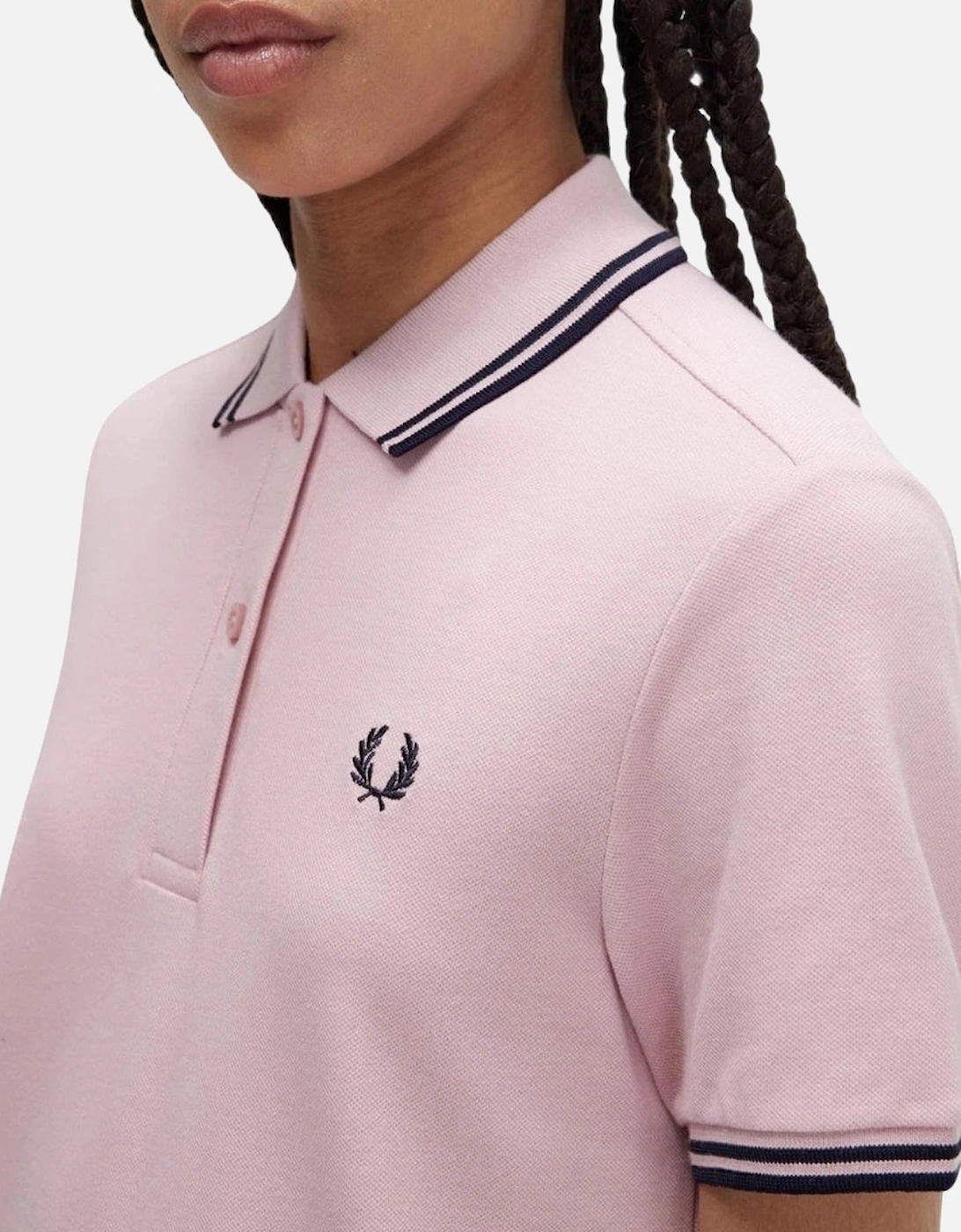 Chalky Pink Polo Shirt Dress