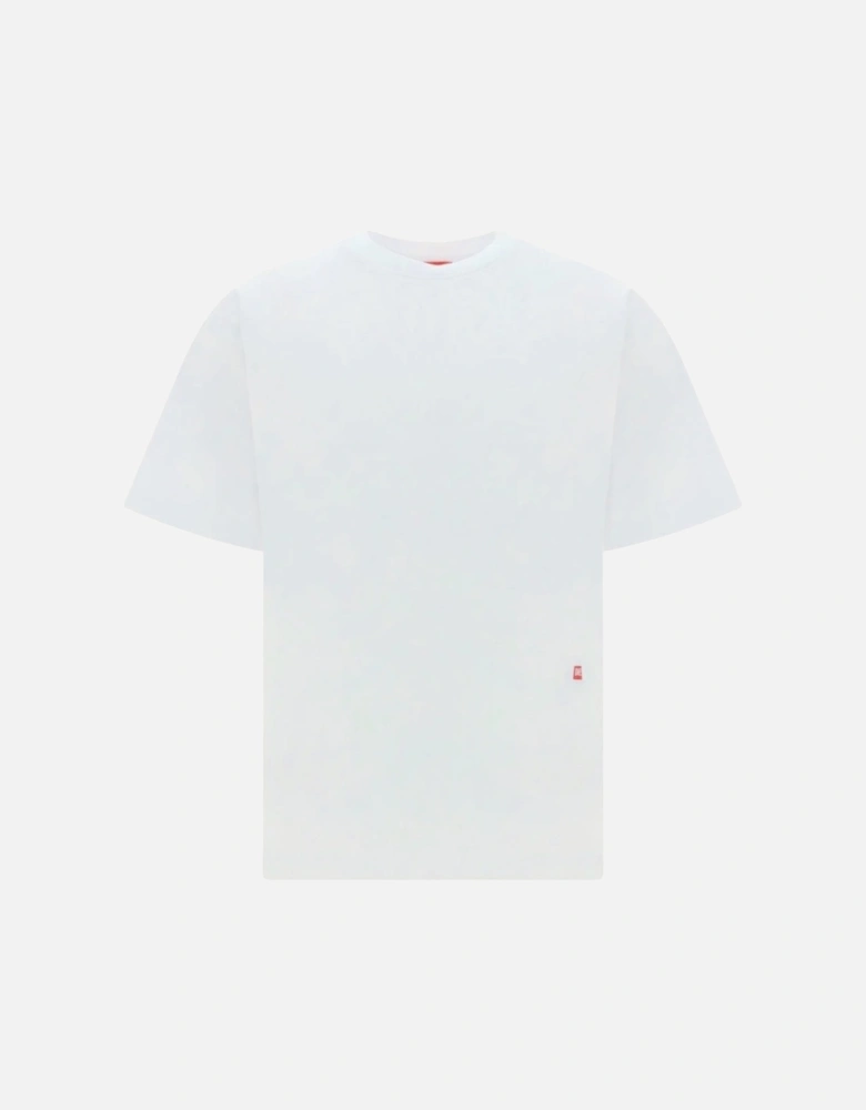 Graffiti Block Logo White T-Shirt