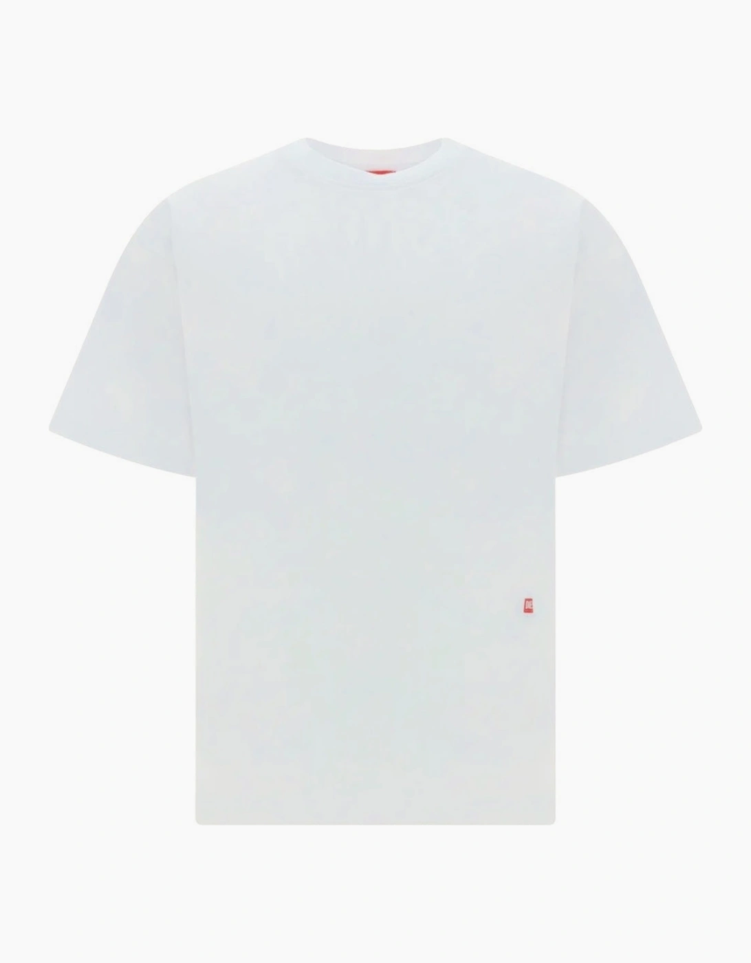 Men's Diesel Graffiti Block Logo White T-Shirt - Size: 42