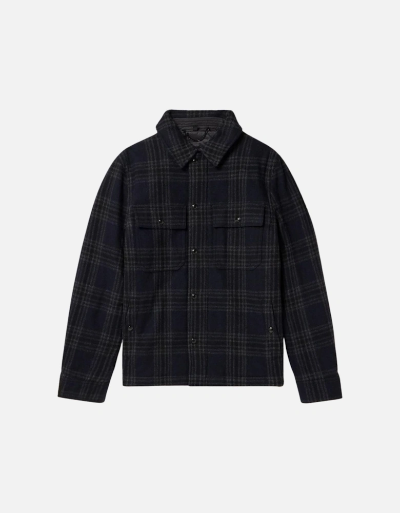 Dark Ink Longford Overshirt Navy Blue Jacket