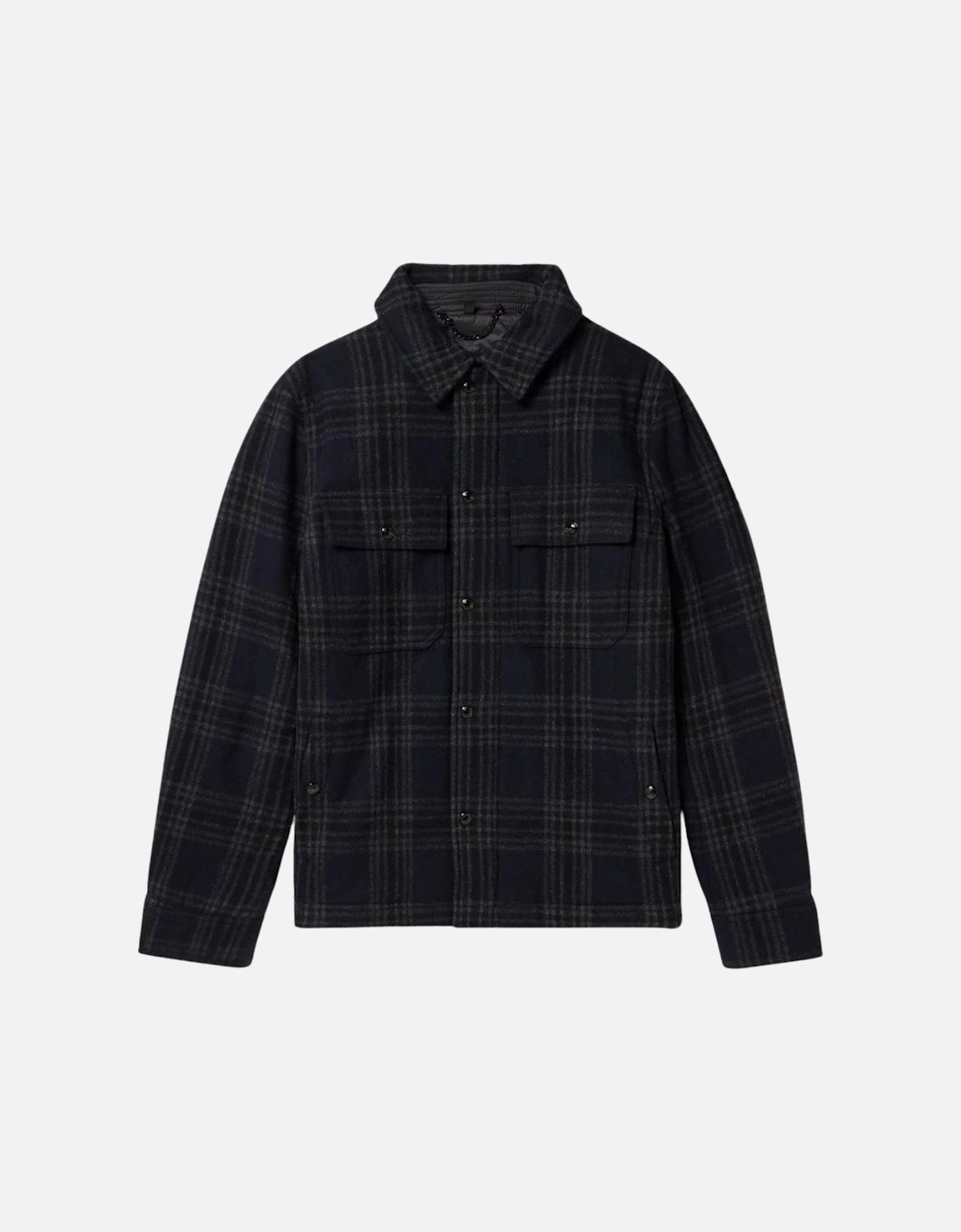 Dark Ink Longford Overshirt Navy Blue Jacket, 4 of 3