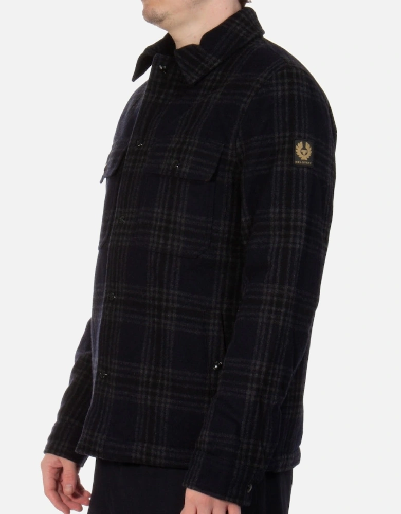 Dark Ink Longford Overshirt Navy Blue Jacket