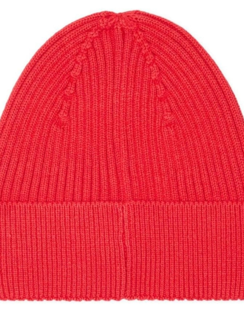 Patch Logo Red Beanie