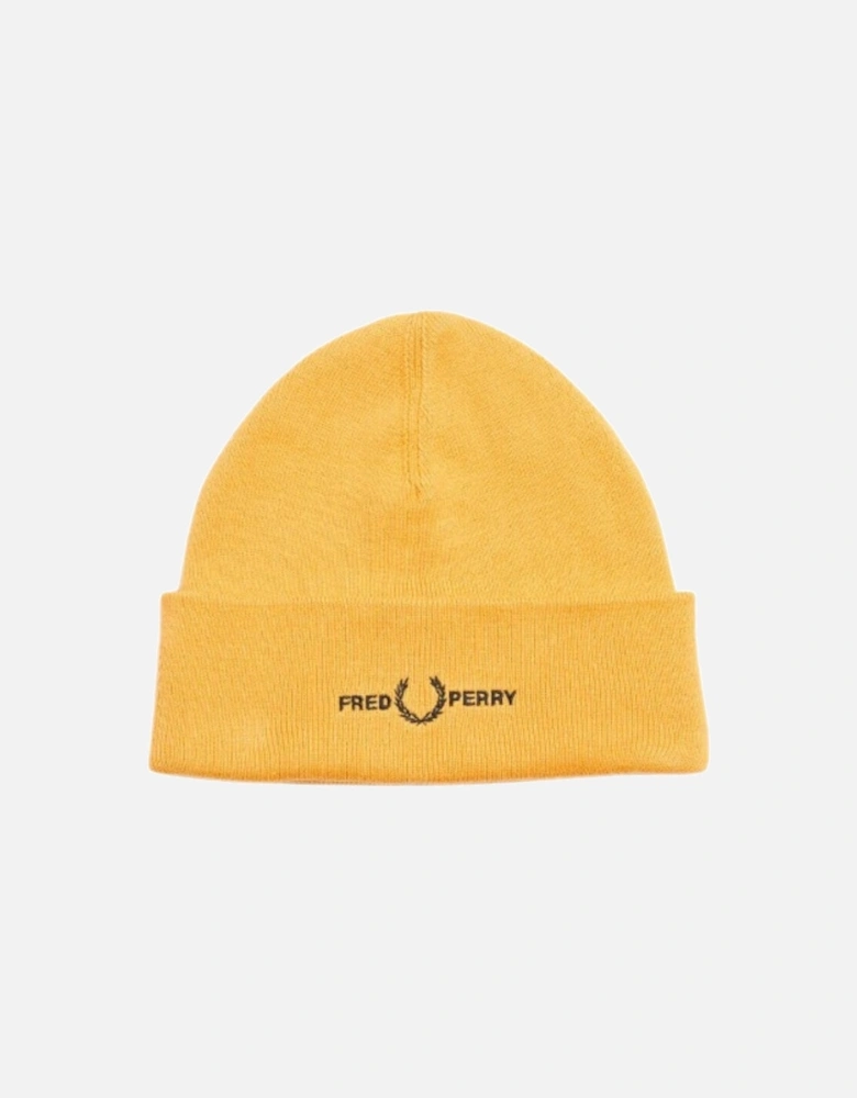 Graphic Logo Golden Hour Yellow Beanie