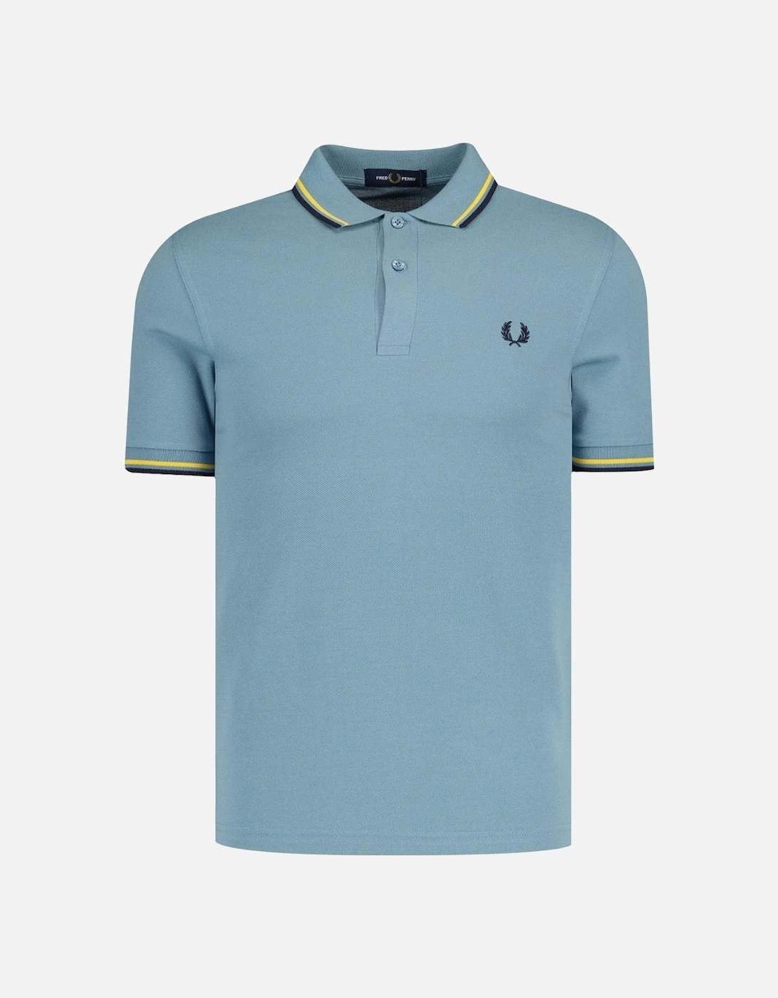 Twin Tipped Ash Blue Polo Shirt, 3 of 2