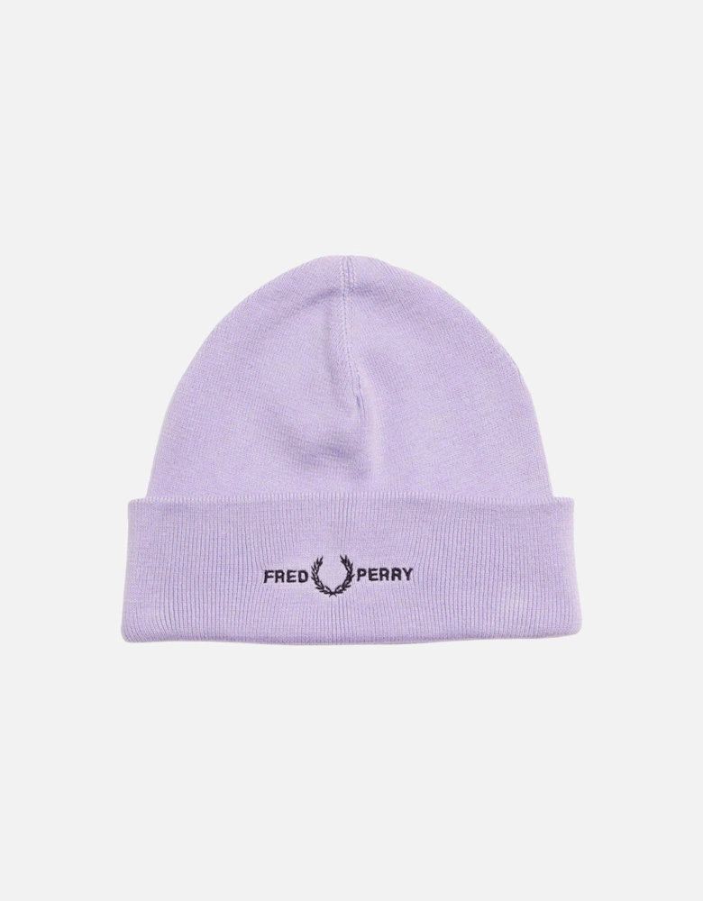 Graphic Logo Lilac Purple Beanie