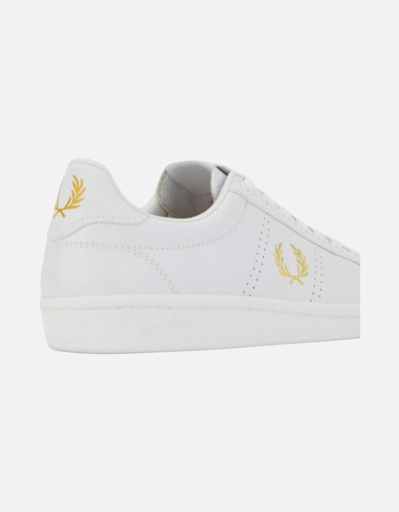 White Basic Leather Shoes