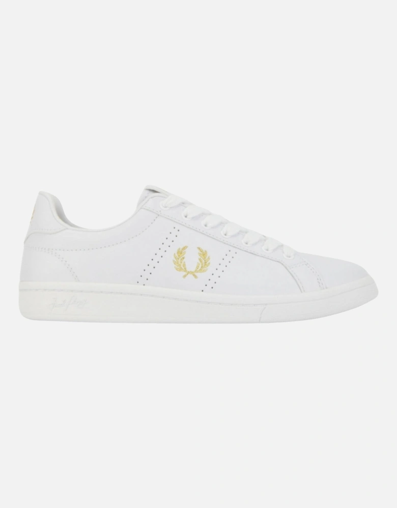 White Basic Leather Shoes